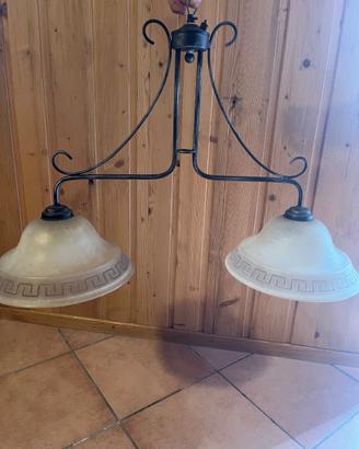 Lampadario rustico