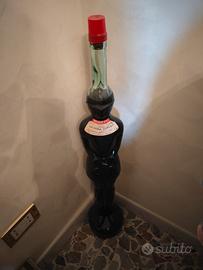 Bottiglia vintage sagomata cavaliere  