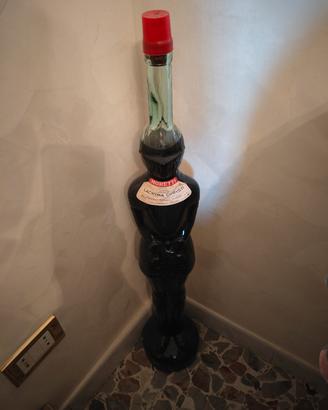 Bottiglia vintage sagomata cavaliere  