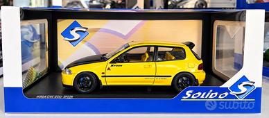 Solido honda civic eg6 spoon yellow 1991 1:18