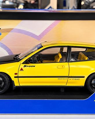 Solido honda civic eg6 spoon yellow 1991 1:18