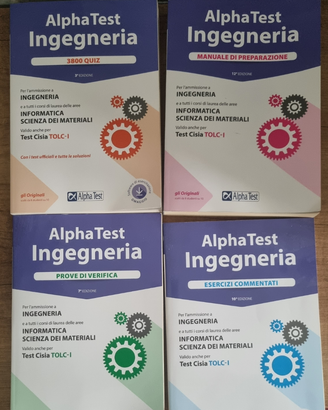 Libri Alpha test ingegneria