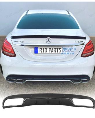 DIFFUSORE MERCEDES CLASSE C W205 15-21 LOOK C63 FI