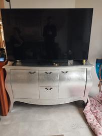 cassettiera foglia argento 