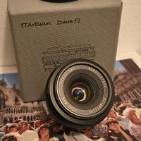TTArtisan 25mm F2 MF Fuji-x