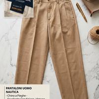 Pantaloni chino Nautica Rigger USA in puro cotone