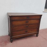 cassettone antico in noce