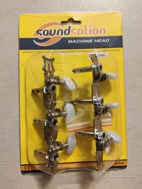 Meccaniche per chitarra acustica