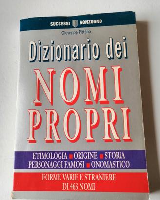 dizionario dei nomi propri