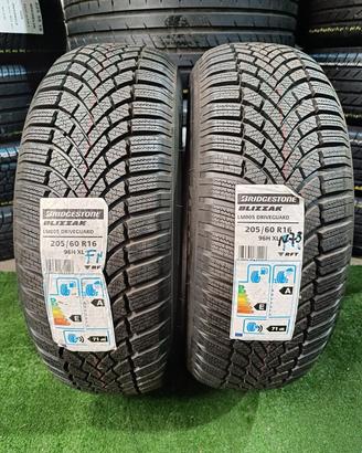 2 GOMME 205 60 16 BRIDGESTONE RFT RIFN73