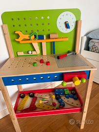 Banchetto officina gioco bambini