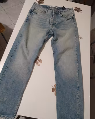 Jeans ZARA Uomo Straight Fit- Effetto vintage t.42