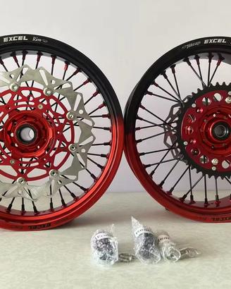 Kit cerchi Motard 17’
