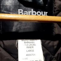 giacca barbour in pelle