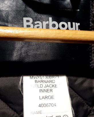 giacca barbour in pelle