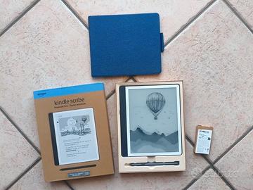Kindle Scribe 2a generazione 32 gb + cover e punte