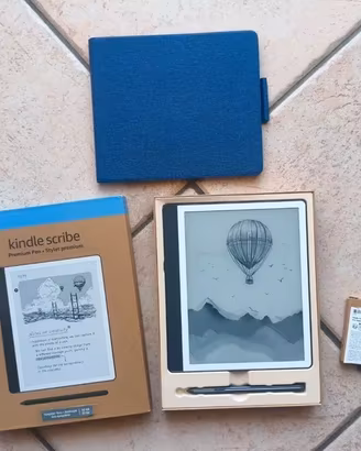 Kindle Scribe 2a generazione 32 gb + cover e punte