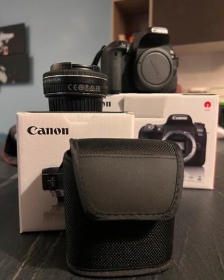 Canon Eos 77D reflex perfetta Dual Pixel+ 24mm