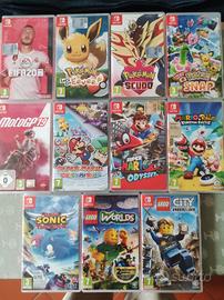 Giochi Pokémon, super Mario ,Nintendo switch 
