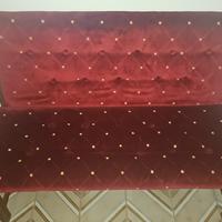 Panca con seduta in velluto