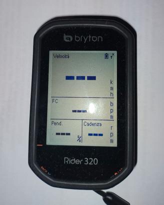 Ciclocomputer Bryton Rider 320