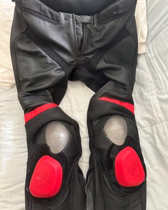Pantaloni in pelle moto Ducati