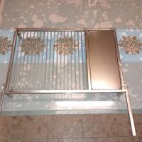 griglia per bbq in acciaio inox 60x40 più piastra 