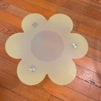 Tavolino soggiorno fiore Glass Italia