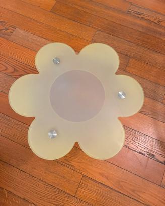 Tavolino soggiorno fiore Glass Italia
