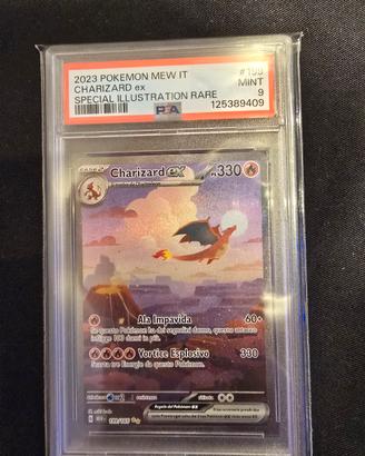 Charizard EX 199/165 Psa9 ita