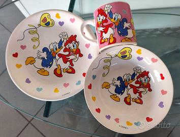 Disneey Kit Pappa Paperino e Paperina 3 pezzi