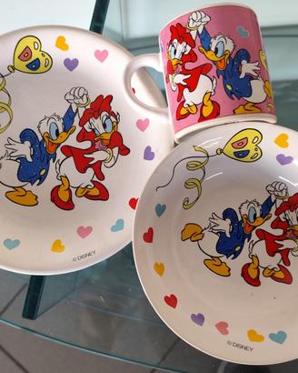 Disneey Kit Pappa Paperino e Paperina 3 pezzi