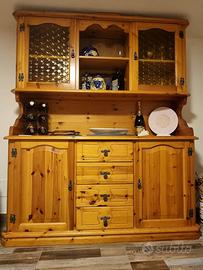 Credenza completa in pino