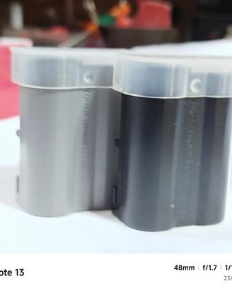 batteria macchina fotografica 