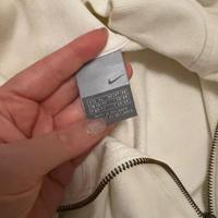 👕 Felpa Nike uomo panna/bianco – mezza zip –