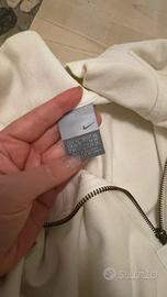 👕 Felpa Nike uomo panna/bianco – mezza zip –