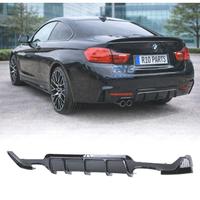 DIFFUSORE BMW F32 F33 F36 LOOK M PERFORMANCE NERO 