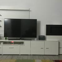 Parete soggiorno com biocamino