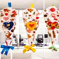 Porta oggetti in stoffa da appendere