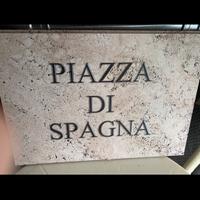 Quadro Targa Via in legno