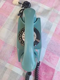 Telefono a disco safnat chicco azzurro originale