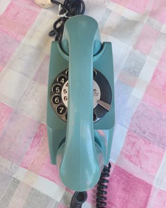 Telefono a disco safnat chicco azzurro originale
