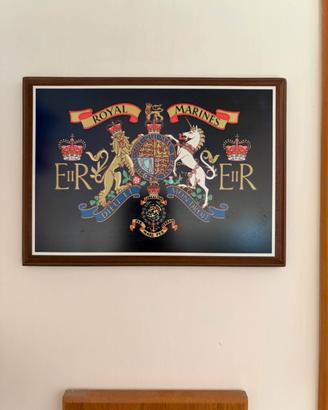 Crest wall plaque royal Marines commando