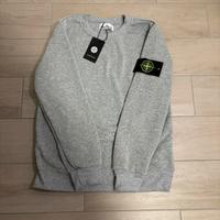 felpa stone island grigia