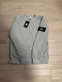 felpa stone island grigia