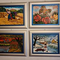 Quadri pittura su pelle