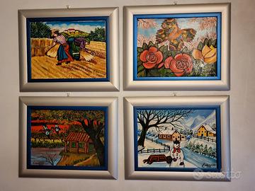 Quadri pittura su pelle