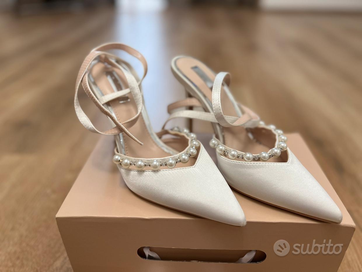 Abito Vendita Online Scarpe Da Sposa Scarpe Da Sposa ARIANNA Raso