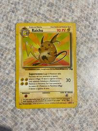 carta pokemon Raichu