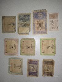 10 Banconote Lire (1,2,5,10)